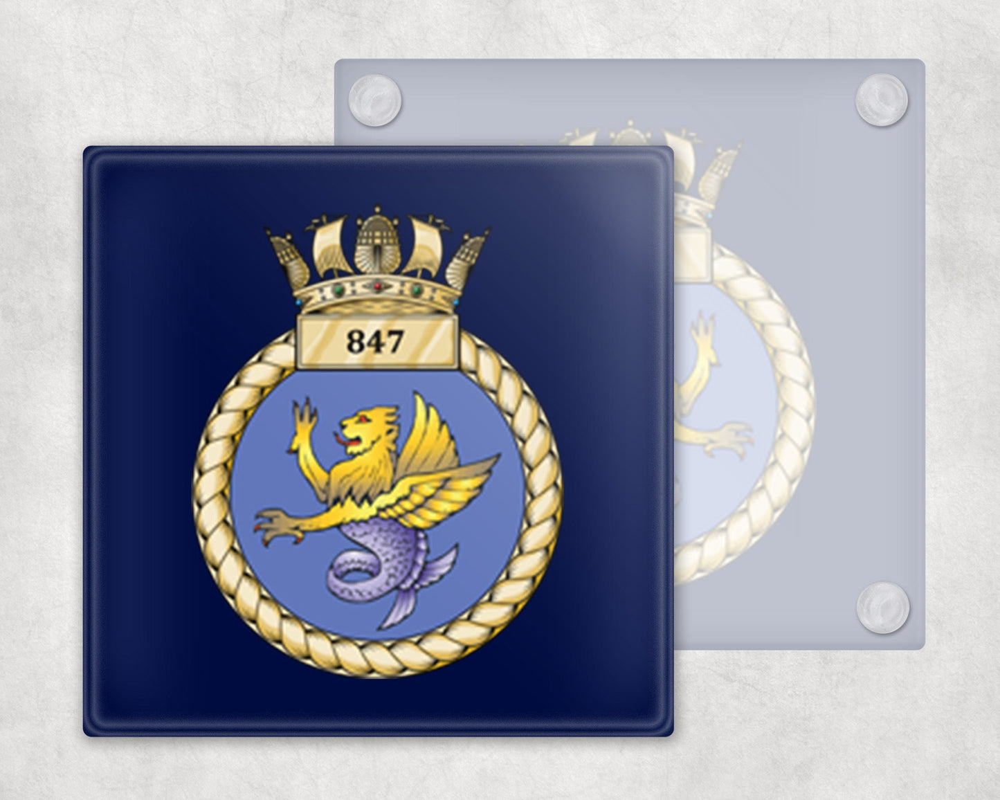 847 Naval Air Squadron - Glass Coaster