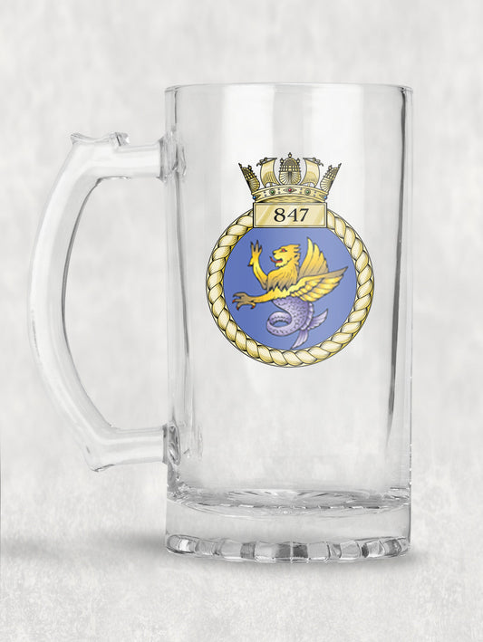 847 Naval Air Squadron - Tankard/Beer Mug/Stein