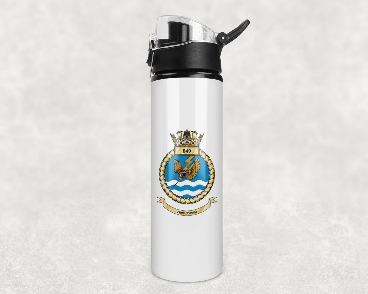 849 Naval Air Squadron - Flip Top Water Bottle