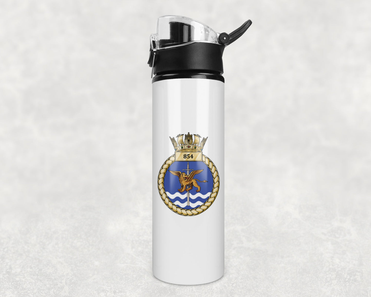 854 Naval Air Squadron - Flip Top Water Bottle
