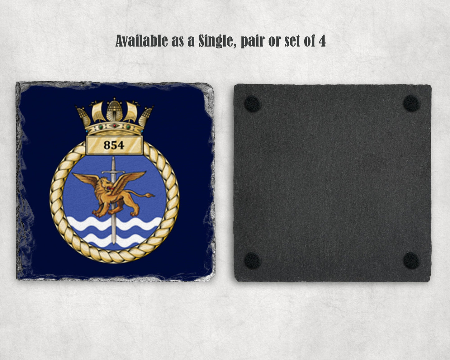 854 Naval Air Squadron - Slate Coaster