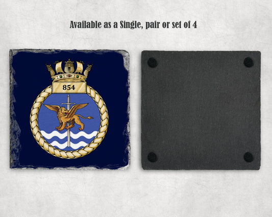 854 Naval Air Squadron - Slate Coaster
