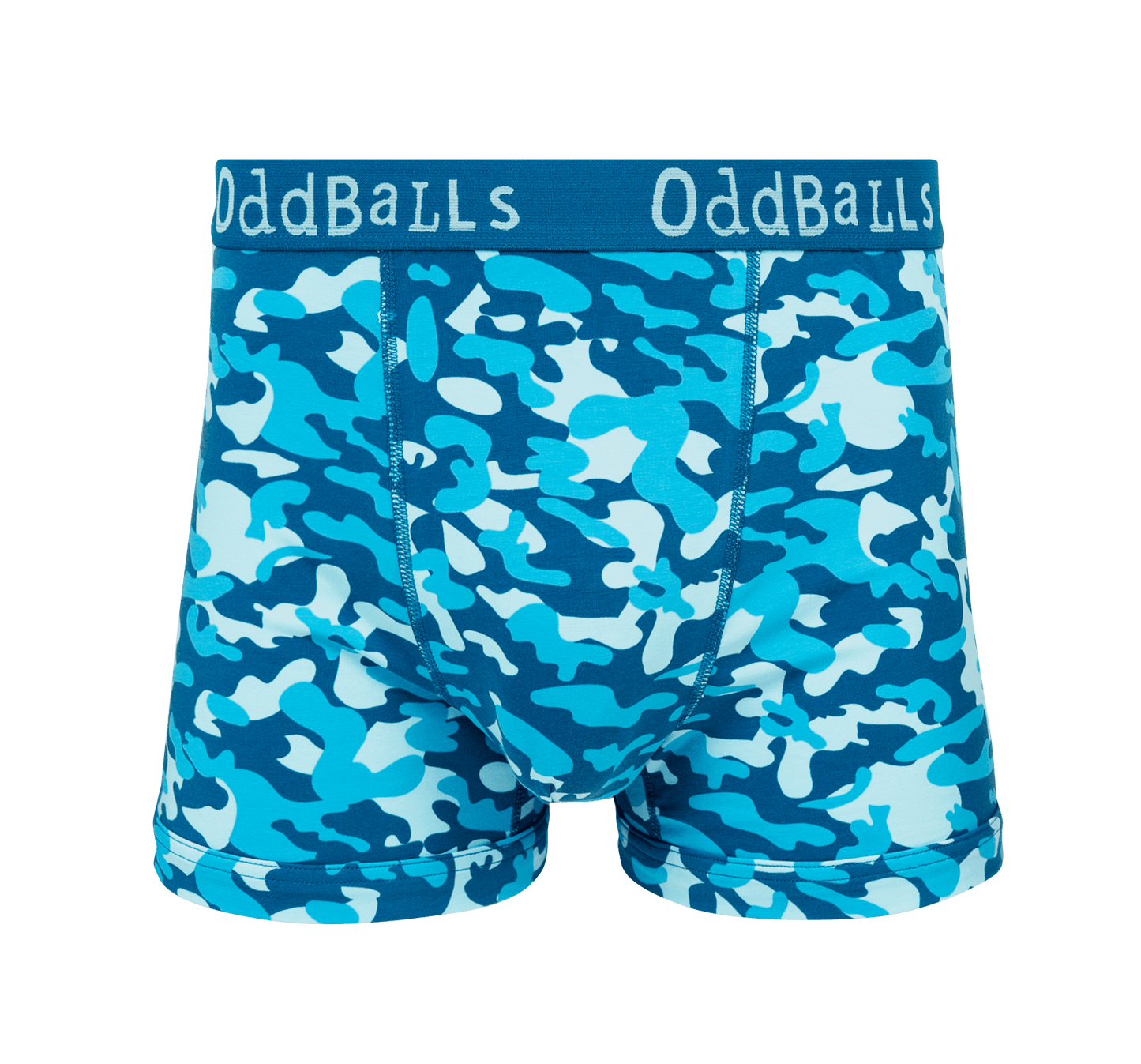 OddBalls - Blue Commando - Mens Cotton Boxer Shorts