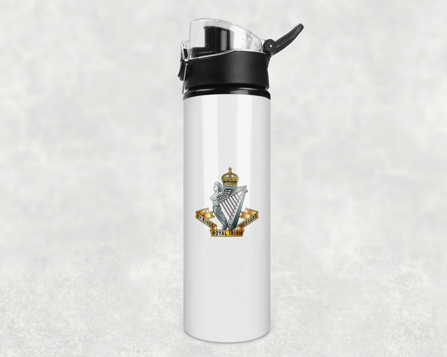 8th Kings Royal Irish Hussars - Flip Top Water Bottle