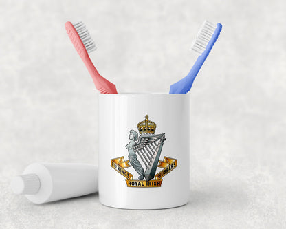 8th Kings Royal Irish Hussars - Toothbrush Holder and Soap Dispenser