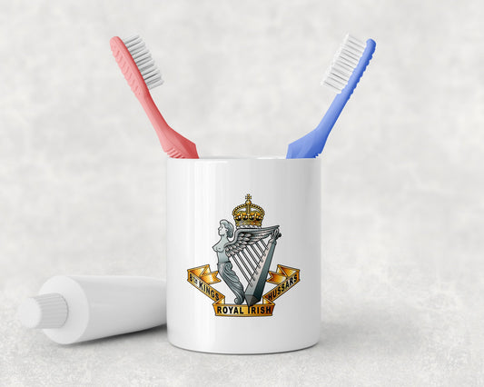 8th Kings Royal Irish Hussars - Toothbrush Holder and Soap Dispenser