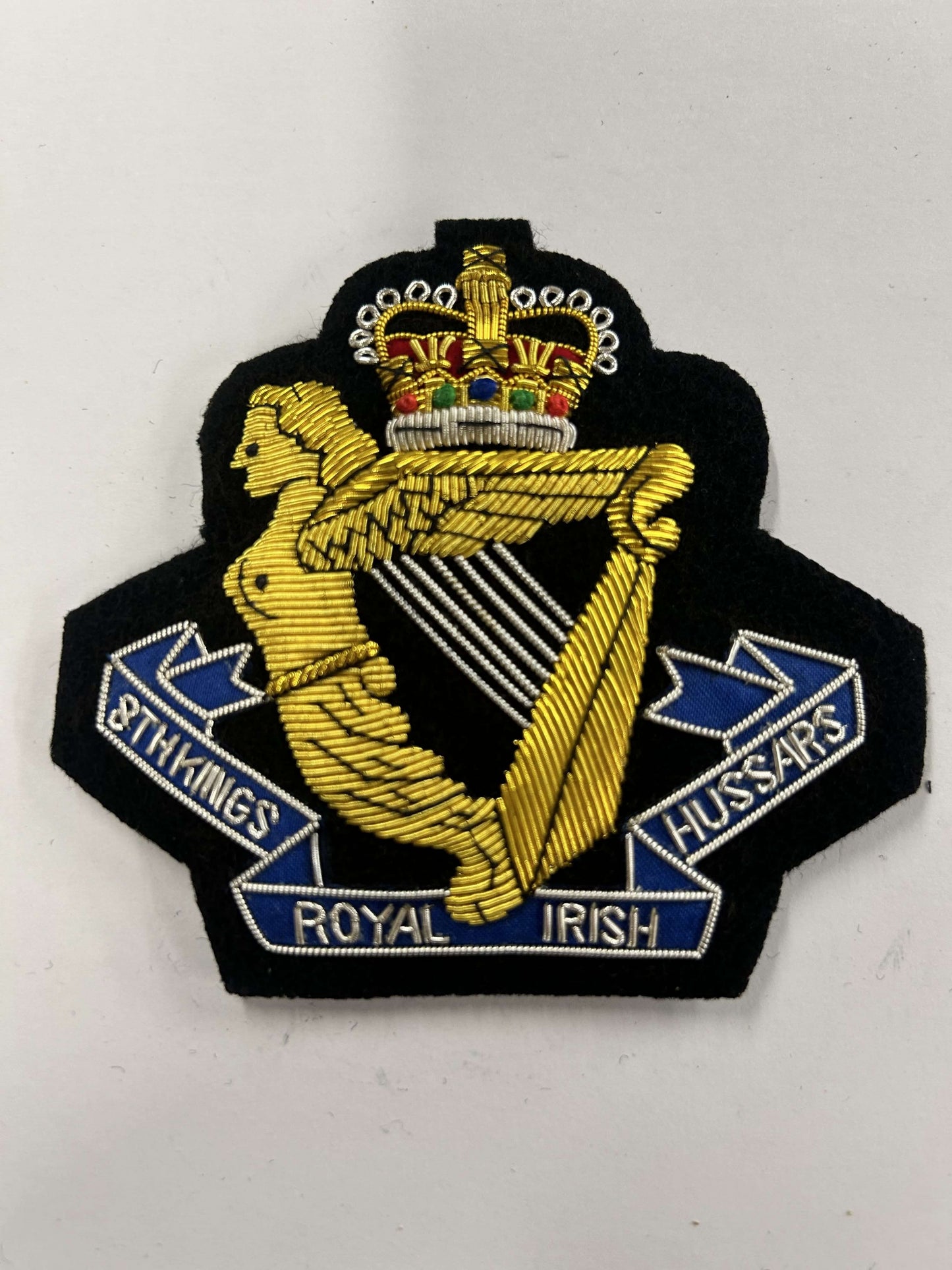 8th Kings Royal Irish Hussars - Blazer Badge