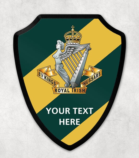 8th Kings Royal Irish Hussars - Printed Wall Shield