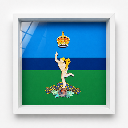 Royal Corps of Signals Cap Badge Display Frame King's Crown | Officially Licensed