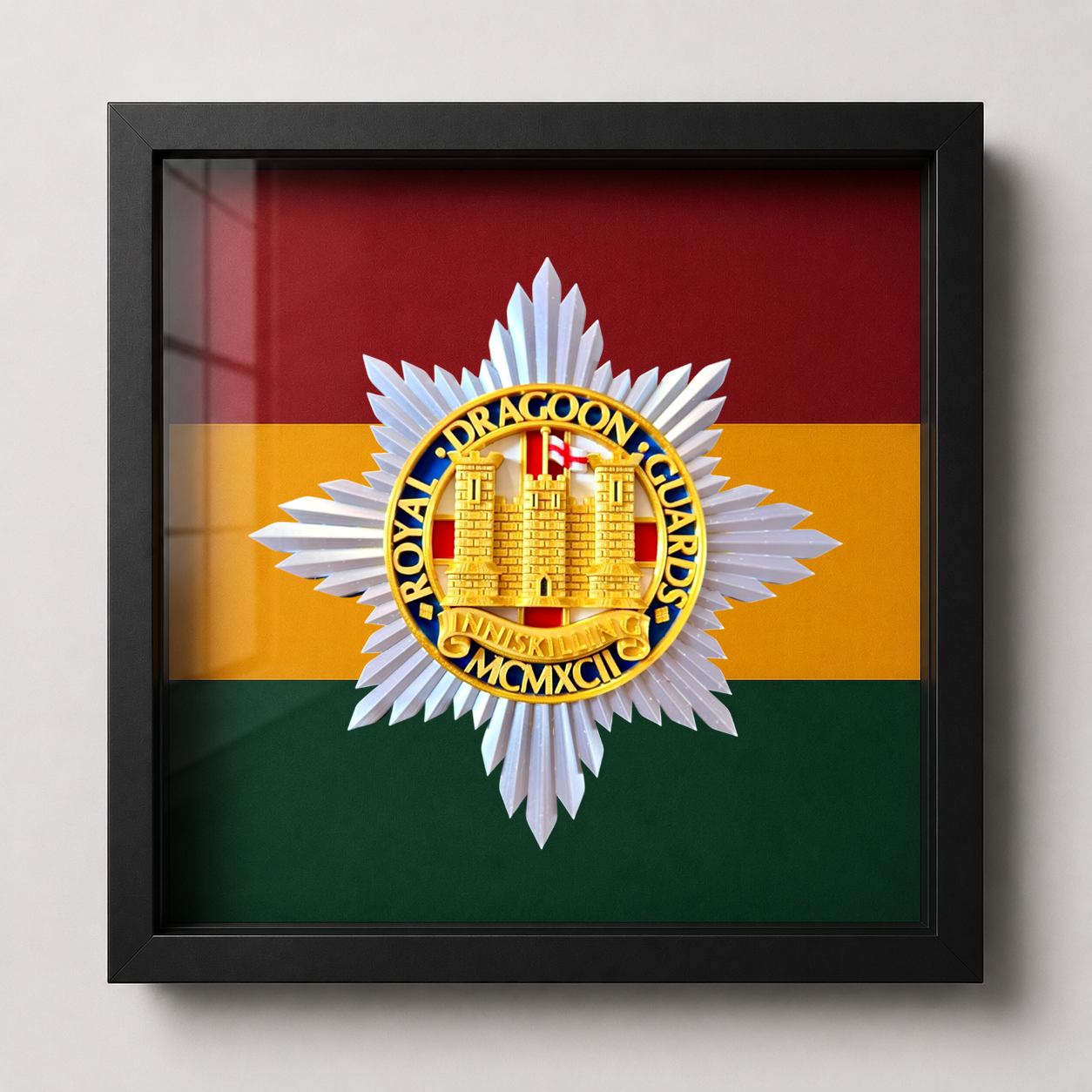 Royal Dragoon Guards Cap Badge Display Frame | Officially Licensed