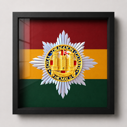Royal Dragoon Guards Cap Badge Display Frame | Officially Licensed