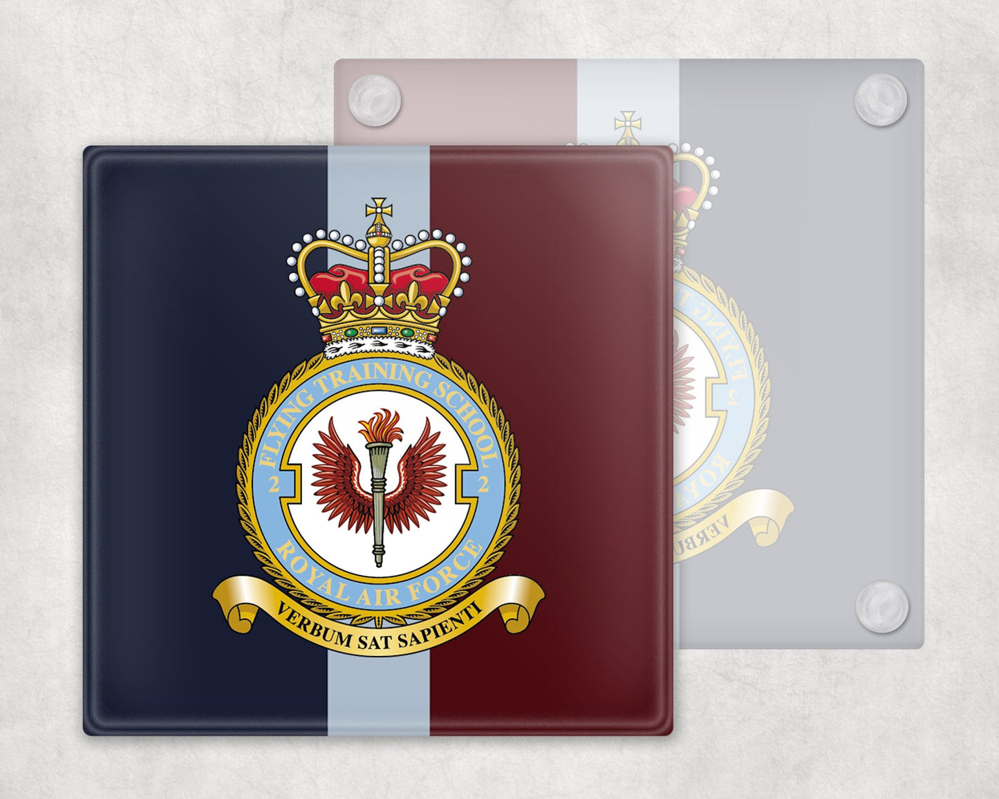2 Flying Training School - Glass Coaster
