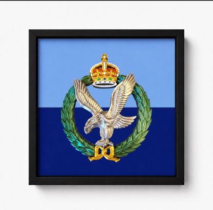 Army Air Corps King's Crown Cap Badge Display Frame | Official MOD-Licensed Gift
