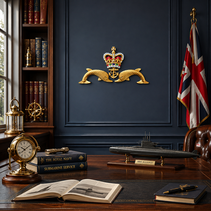 Royal Navy Submarine Service "Dolphins" | Queen's Crown | Officially Licensed