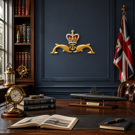 Royal Navy Submarine Service "Dolphins" | Queen's Crown | Officially Licensed