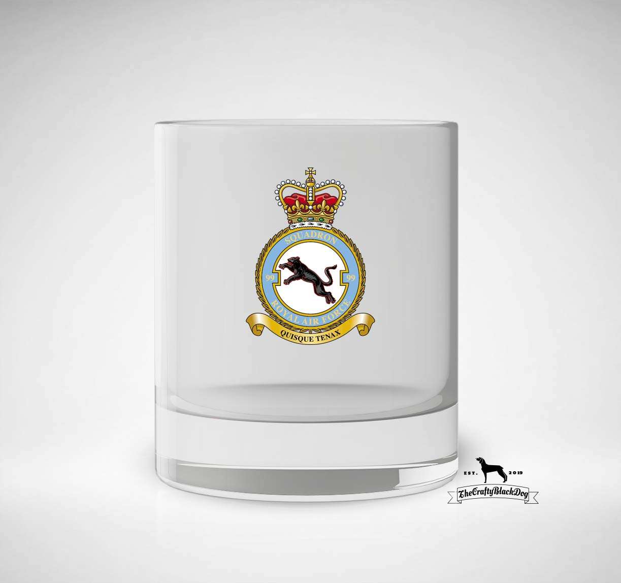 99 Squadron RAF - Whiskey/Spirit Glass