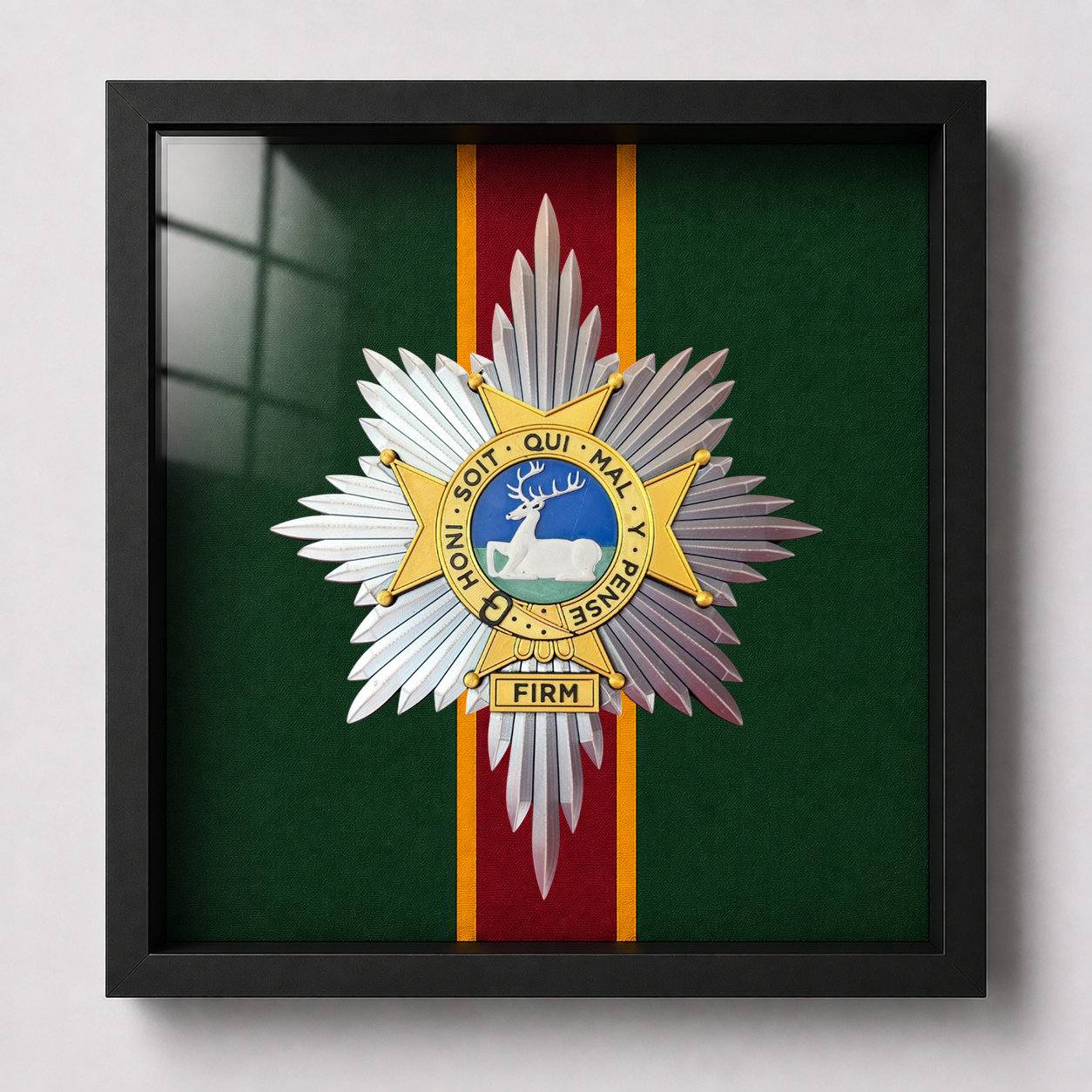 Worcestershire and Sherwood Foresters Cap Badge Display Frame | Officially Licensed