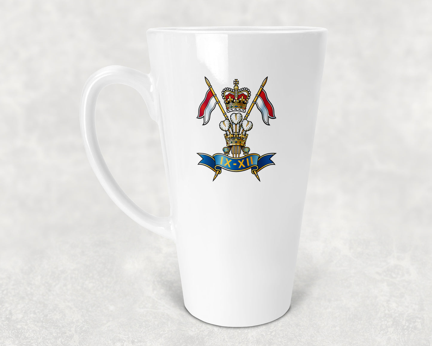 9th/12th Royal Lancers - Latte Mug 17oz
