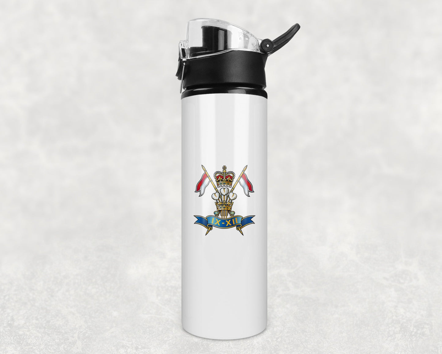 9th/12th Royal Lancers - Flip Top Water Bottle