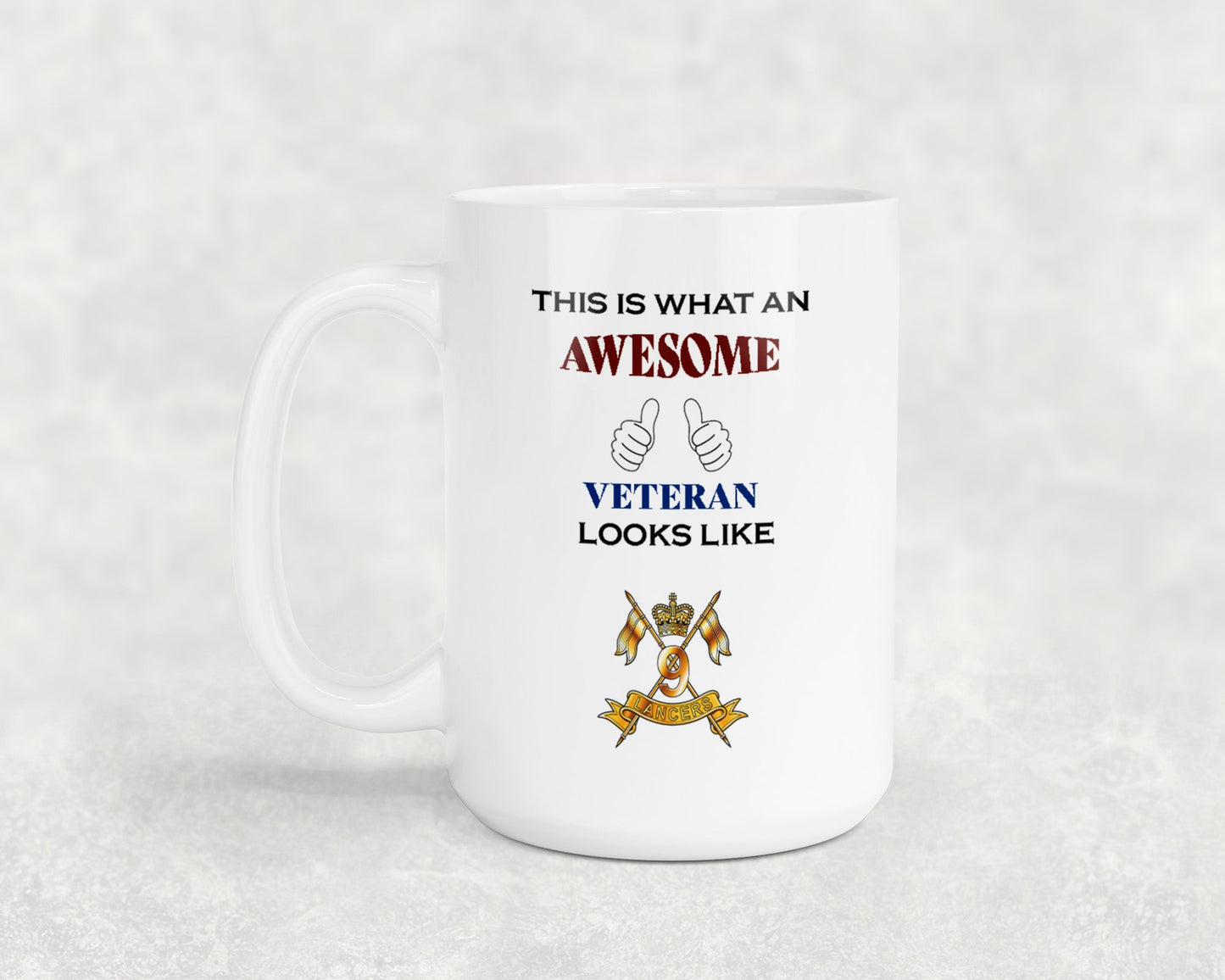 9th Queen's Royal Lancers - Veteran - 15oz Mug