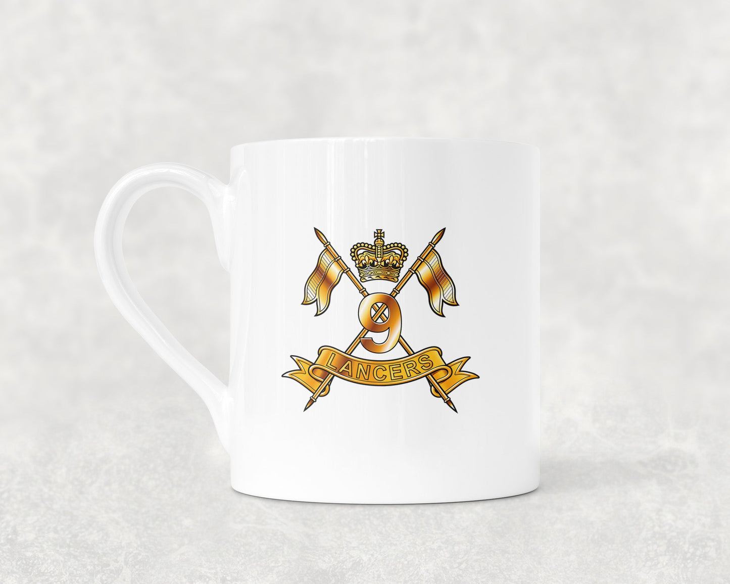 9th Queen's Royal Lancers - Bone China Mug