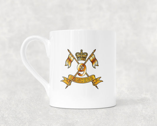 9th Queen's Royal Lancers - Bone China Mug