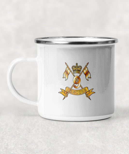 9th Queen's Royal Lancers - Enamel Mug