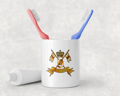 9th Queen's Royal Lancers - Toothbrush Holder and Soap Dispenser