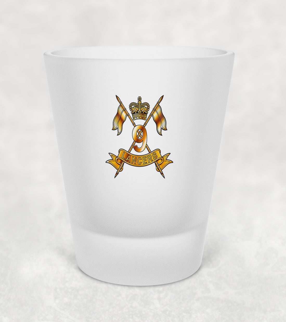 9th Queen's Royal Lancers - Shot Glass