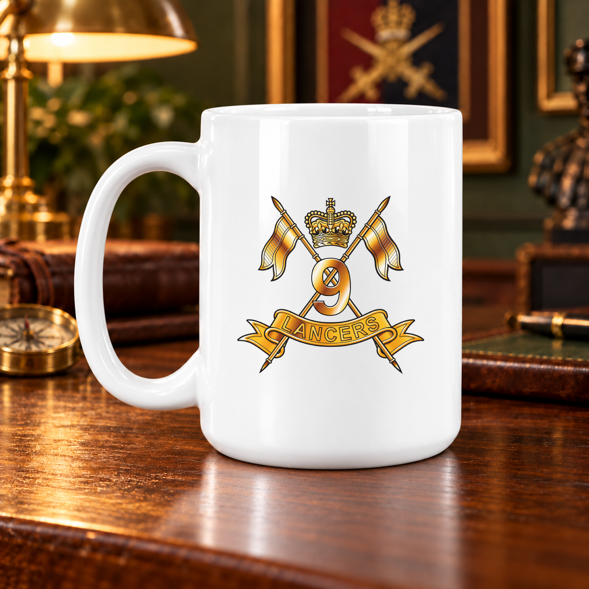 9th Queen's Royal Lancers - 15oz Mug | The Crafty Black Dog