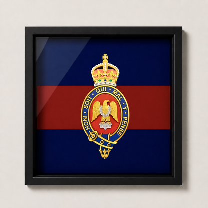 Blues and Royals Cypher Cap Badge Display Frame – King's Crown | Officially Licensed