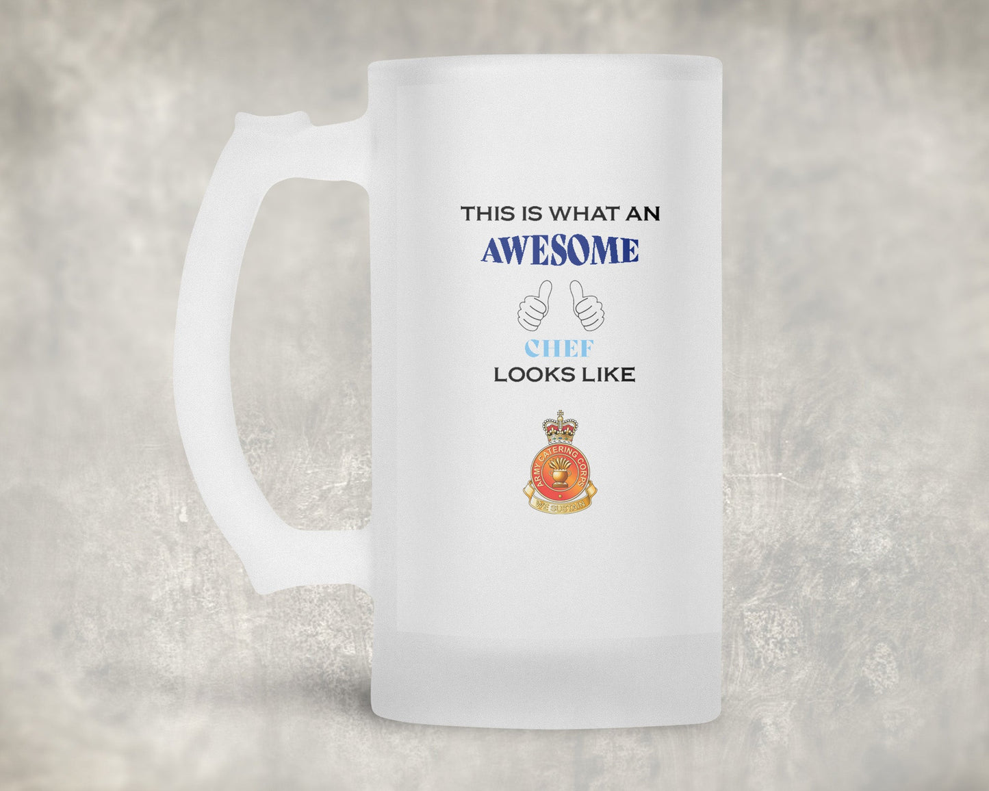 Army Catering Corps - Awesome Chef Frosted Stein