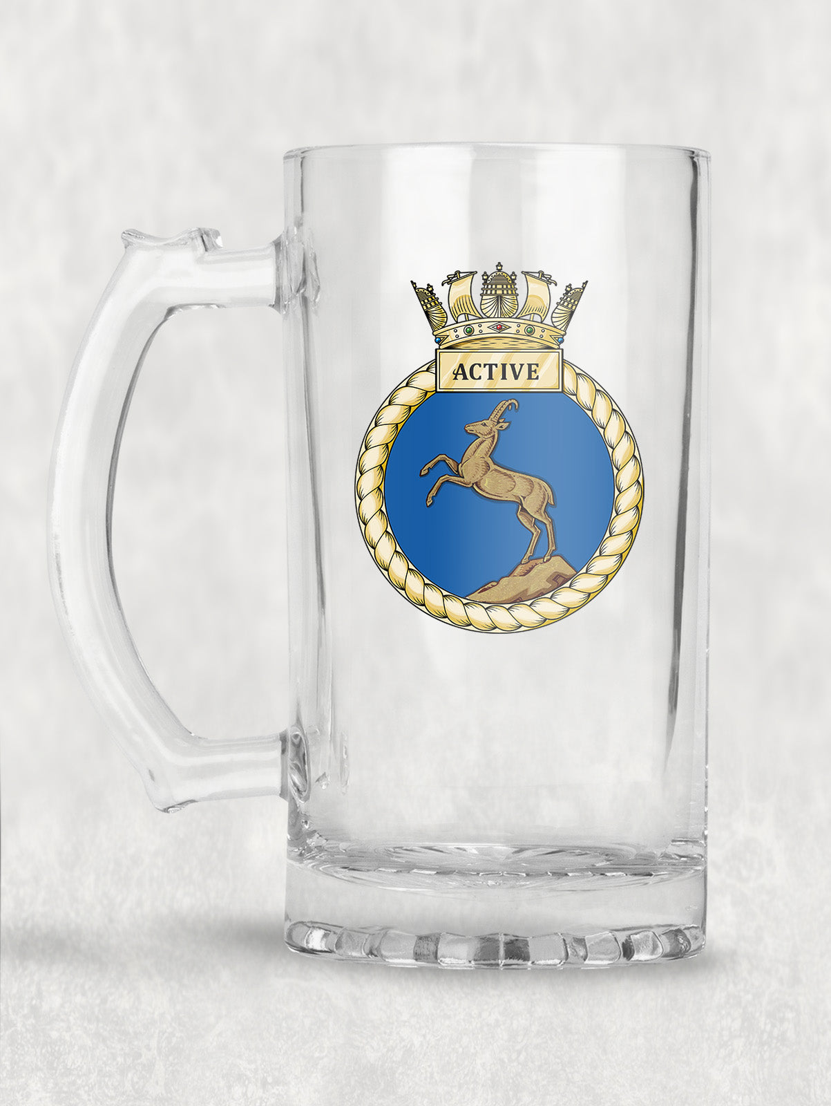 HMS Active - Tankard/Beer Mug/Stein