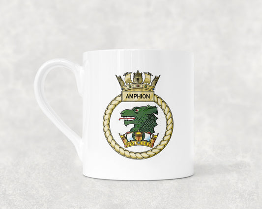 HMS Amphion - Bone China Mug