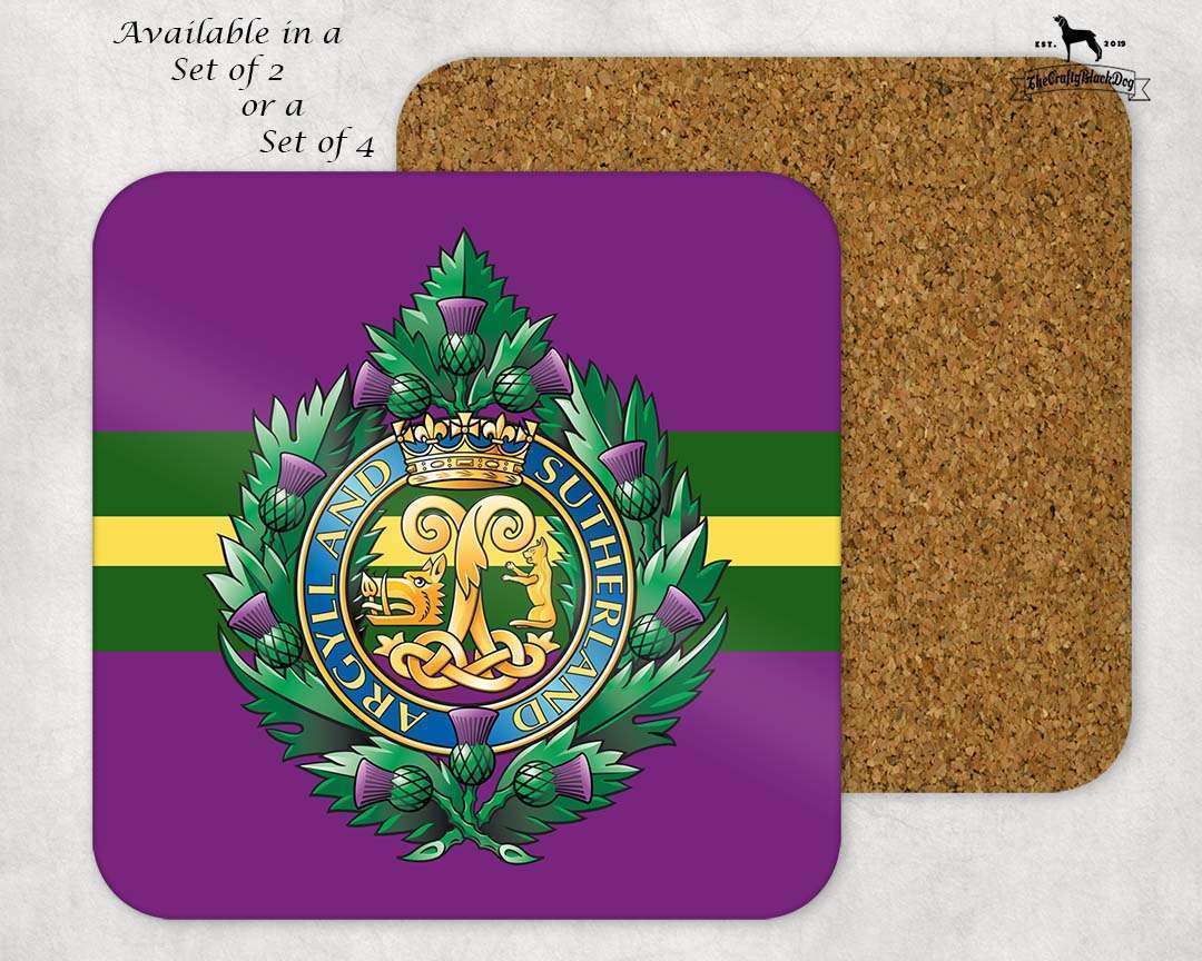 Argyll and Sutherland Highlanders - COASTER SET