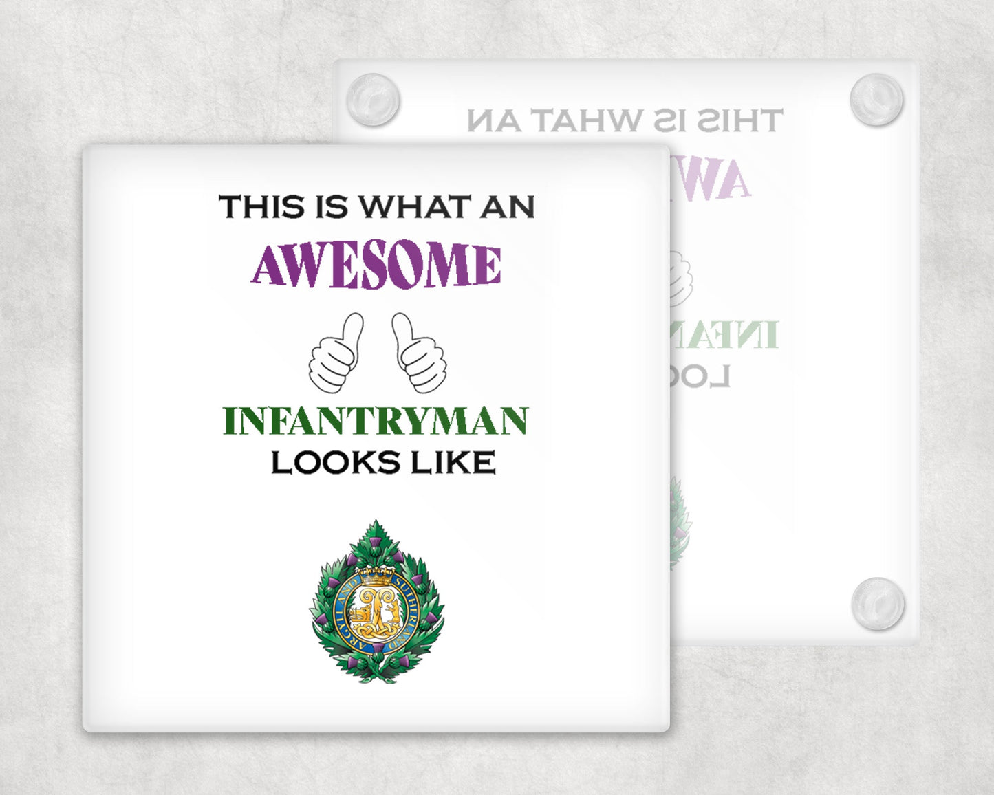 Argyll and Sutherland Highlanders - Awesome Infantryman Coasters