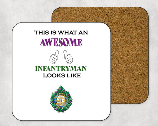 Argyll and Sutherland Highlanders - Awesome Infantryman Coasters