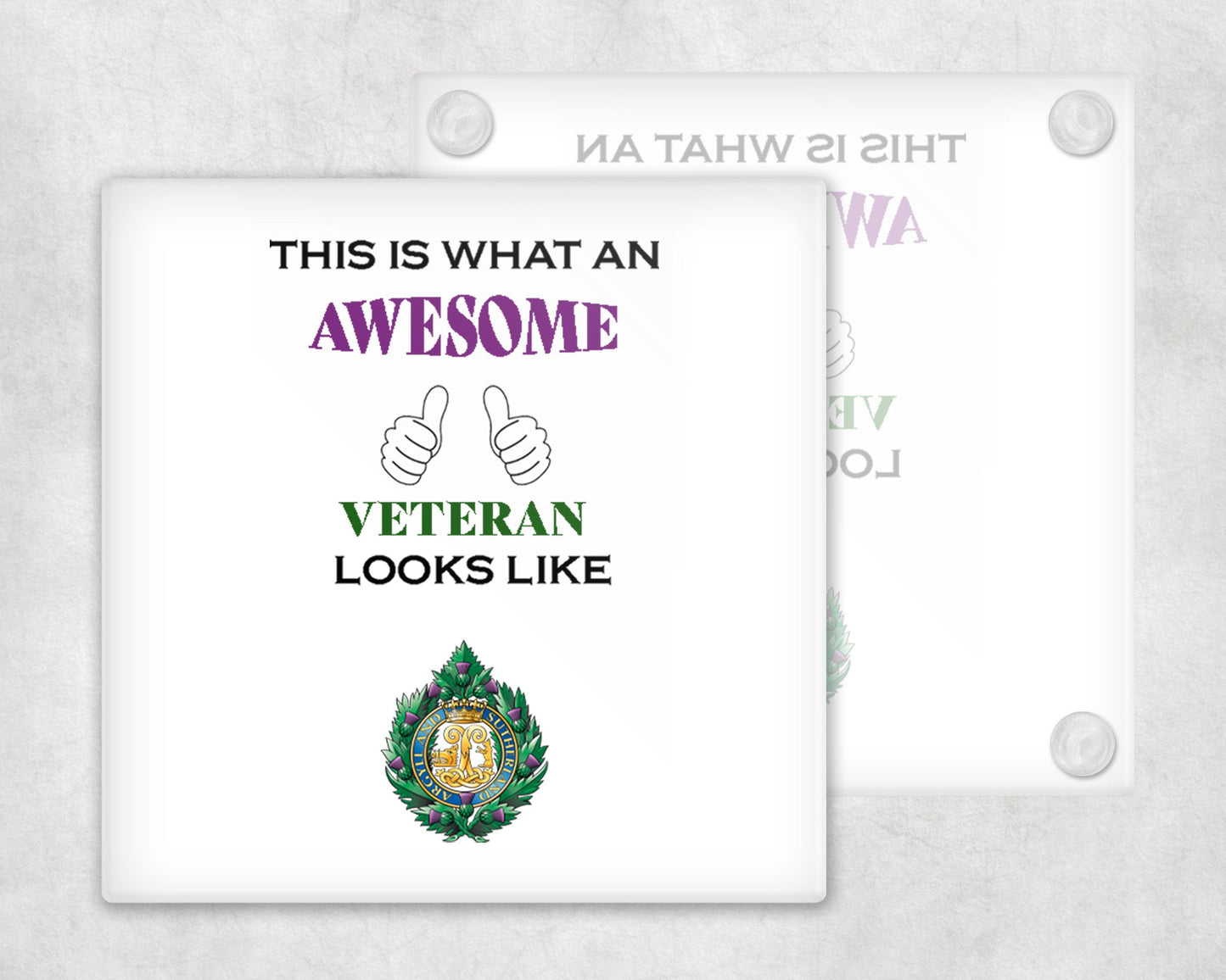 Argyll and Sutherland Highlanders - Awesome Veteran Coasters