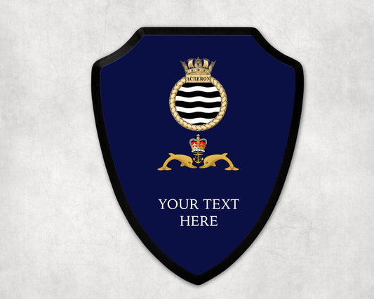 HMS Acheron - Royal Navy Printed Wall Shield