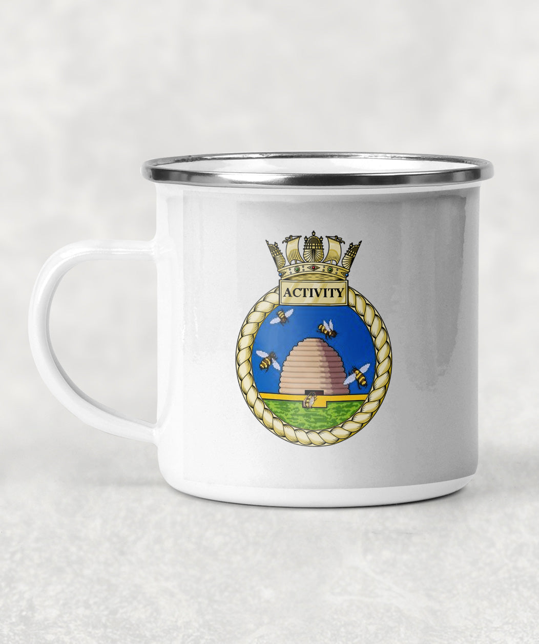 HMS Activity - Enamel Mug