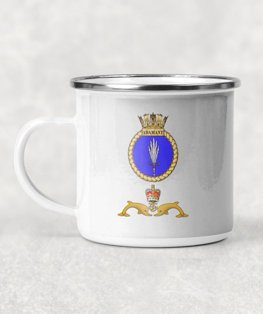 HMS Adamant - Enamel Mug