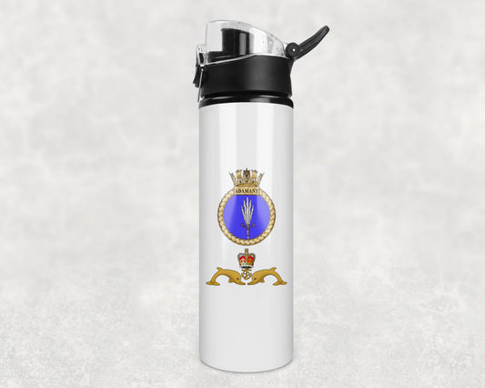 HMS Adamant - Flip Top Water Bottle