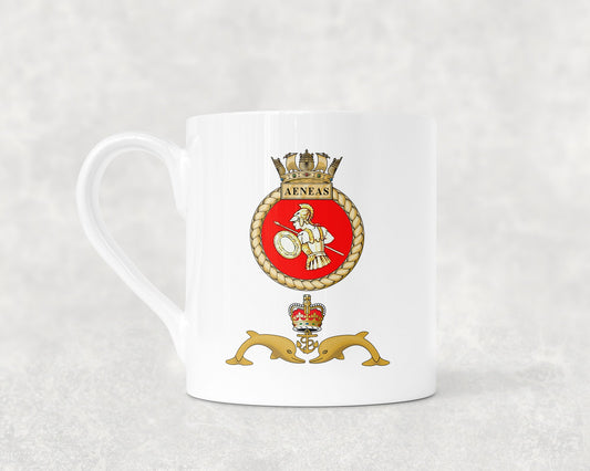 HMS Aeneas - Bone China Mug