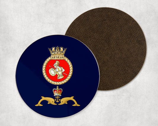 HMS Aeneas - Round Coaster Set