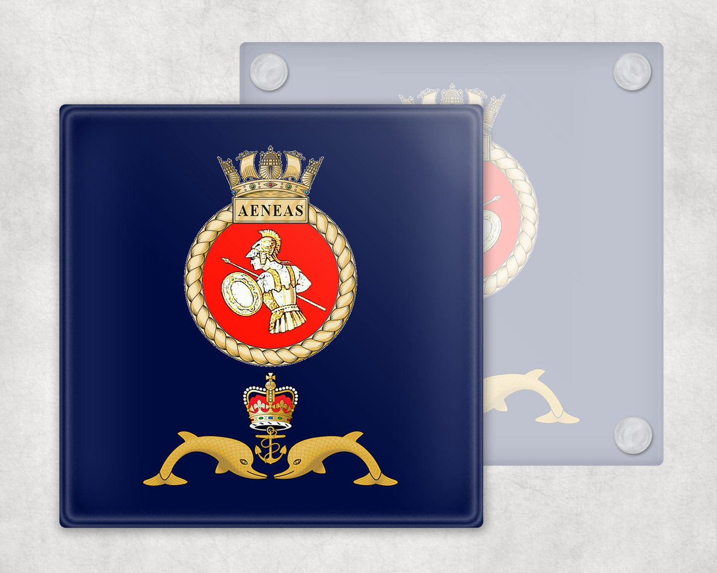 HMS Aeneas - Glass Coaster