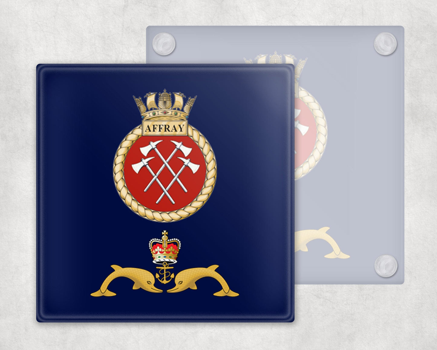 HMS Affray - Glass Coaster