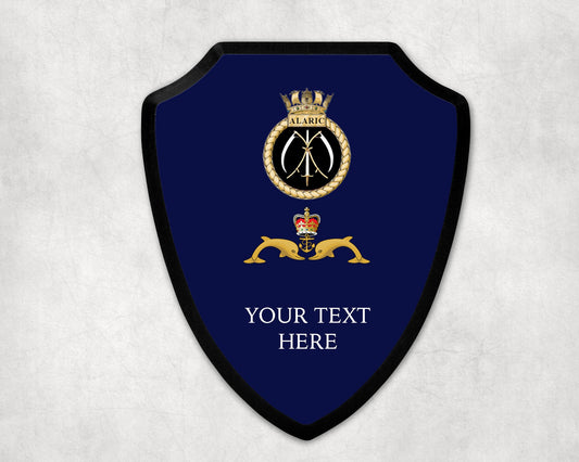 HMS Alaric - Royal Navy Printed Wall Shield