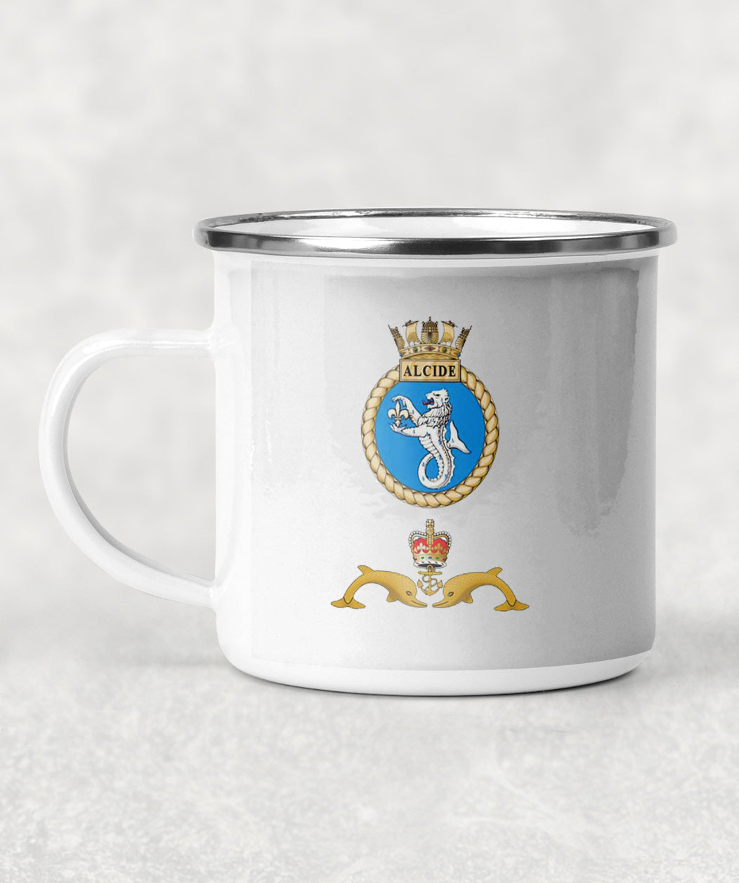 HMS Alcide - Enamel Mug
