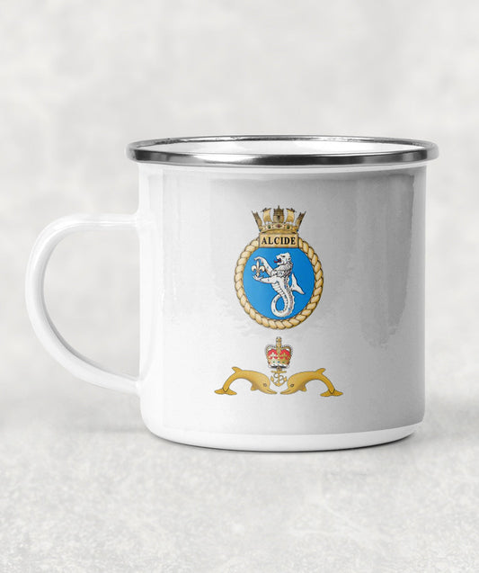 HMS Alcide - Enamel Mug