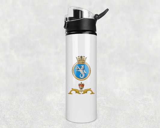 HMS Alcide - Flip Top Water Bottle